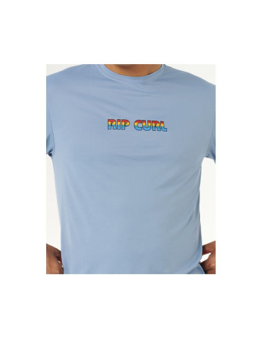 Lycra męska rip curl icons of surflite upf s/s niebieska