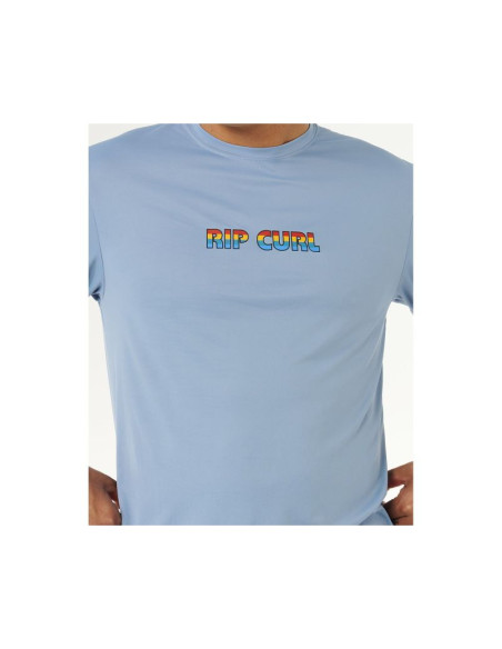 Lycra męska rip curl icons of surflite upf s/s niebieska
