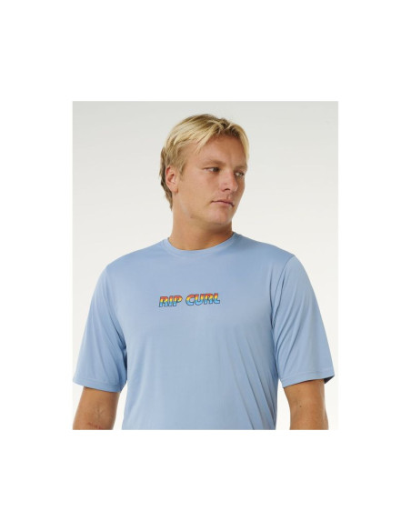 Lycra męska rip curl icons of surflite upf s/s niebieska