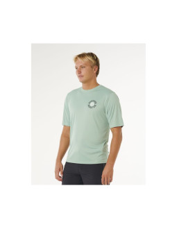 Lycra męska rip curl pacific rinse surflite upf s/s zielona 2