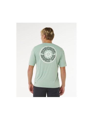 Lycra męska rip curl pacific rinse surflite upf s/s zielona