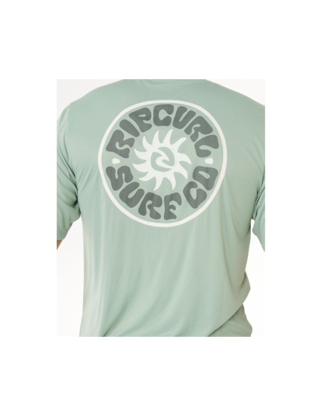 Lycra męska rip curl pacific rinse surflite upf s/s zielona