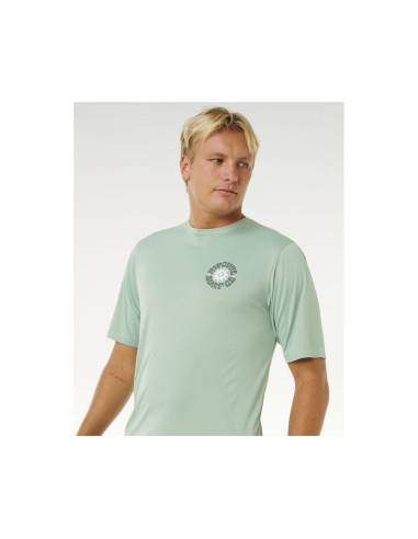 Lycra męska rip curl pacific rinse surflite upf s/s zielona