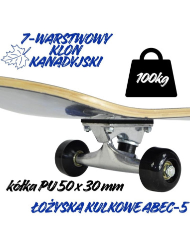 Deskorolka drewniana lion best sporting