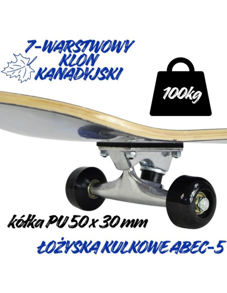 Deskorolka drewniana lion best sporting