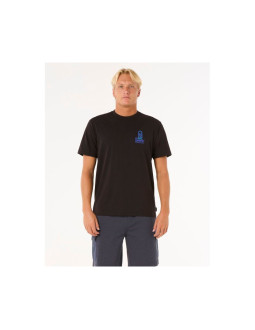 Koszulka rip curl vaporcool search stack tee czarny
