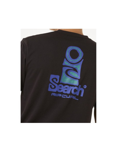 Koszulka rip curl vaporcool search stack tee czarny