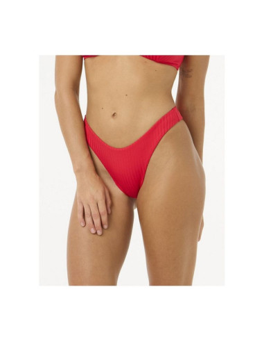 Majtki kąpielowe rip curl premium surf hi leg skimpy czerwone
