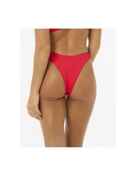 Majtki kąpielowe rip curl premium surf hi leg skimpy czerwone