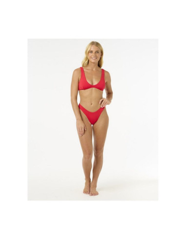 Majtki kąpielowe rip curl premium surf hi leg skimpy czerwone