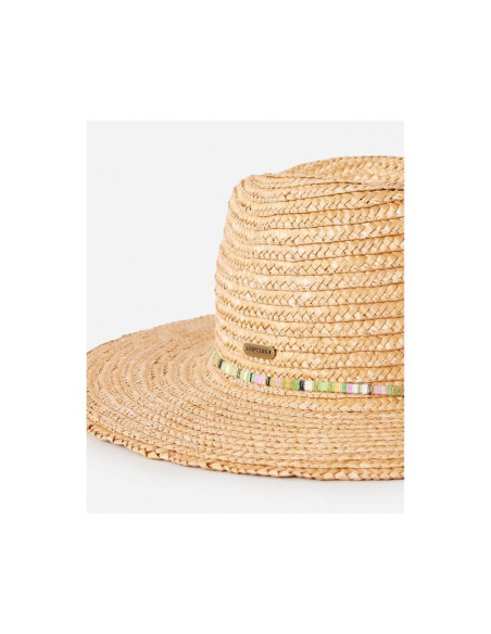 Kapelusz rip curl classic surf straw panama turkusowy
