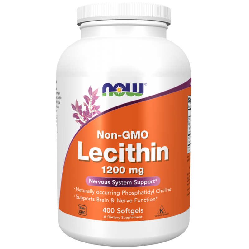 Lecytyna sojowa 1200 mg non GMO (400 kaps.)