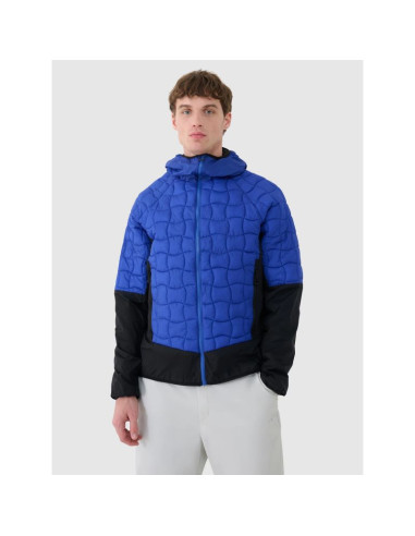 Kurtka puchowa trekkingowa z wypełnieniem primaloft black męska 4f 4fwss25ttjam697-36s