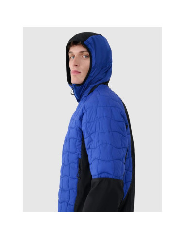 Kurtka puchowa trekkingowa z wypełnieniem primaloft black męska 4f 4fwss25ttjam697-36s