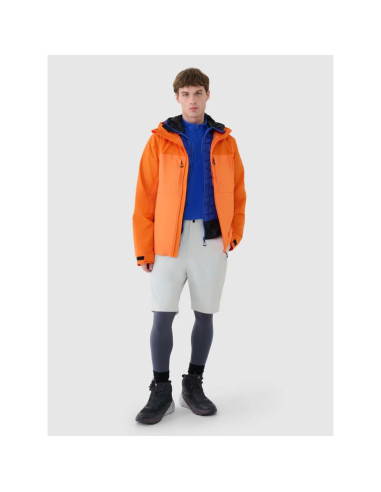 Kurtka puchowa trekkingowa z wypełnieniem primaloft black męska 4f 4fwss25ttjam697-36s