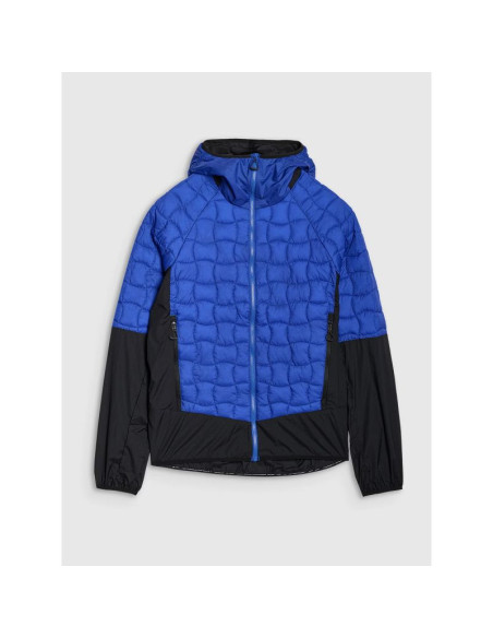 Kurtka puchowa trekkingowa z wypełnieniem primaloft black męska 4f 4fwss25ttjam697-36s