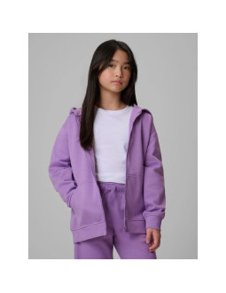 Bluza dresowa loose z kapturem dziewczęca 4f 4fjrss26tswsf2715-51s