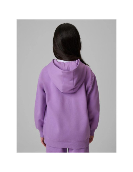 Bluza dresowa loose z kapturem dziewczęca 4f 4fjrss26tswsf2715-51s