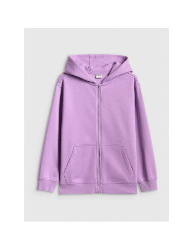 Bluza dresowa loose z kapturem dziewczęca 4f 4fjrss26tswsf2715-51s