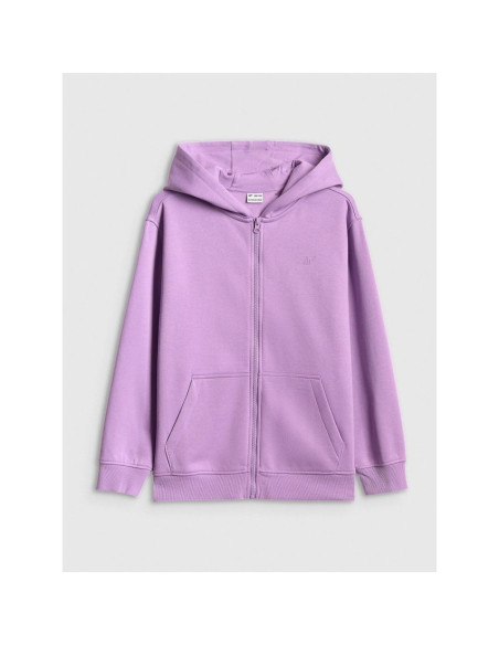 Bluza dresowa loose z kapturem dziewczęca 4f 4fjrss26tswsf2715-51s