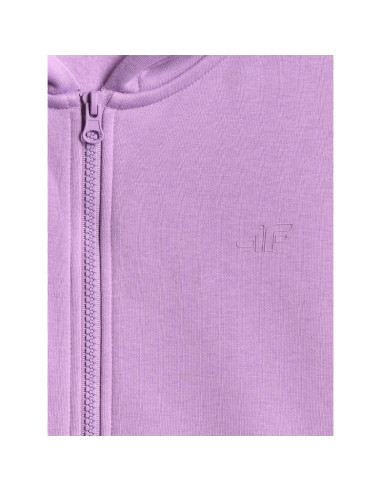 Bluza dresowa loose z kapturem dziewczęca 4f 4fjrss26tswsf2715-51s
