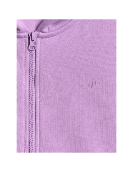 Bluza dresowa loose z kapturem dziewczęca 4f 4fjrss26tswsf2715-51s