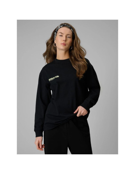 Longsleeve regular z nadrukiem damski 4f 4frss26tswsf2834-20s