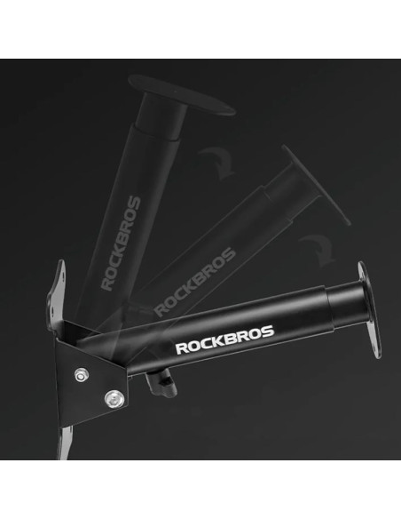 Wieszak rowerowy rockbros 27210016001 do montażu na ścianie - czarny