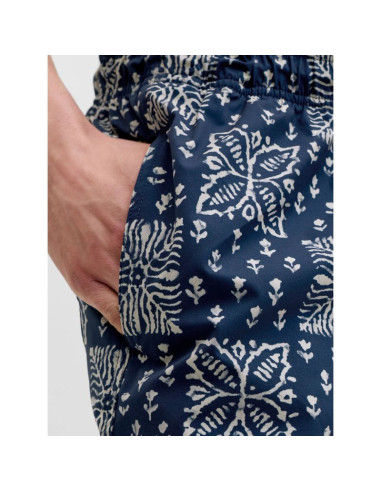 Jack&jones męskie szorty do pływania jpstmaui shell aop swim shorts reg 12291808 pageent blue