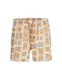 Jack&jones męskie szorty jpstmaui sand mature swim shorts 12291428 bucktham brown