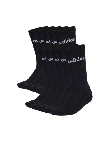 Skarpety adidas cushioned linear crew 10 par czarne kf9092