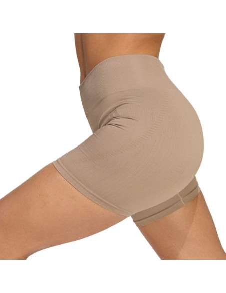 Spodenki damskie adidas workout essentials 4 inch beżowe jx3926