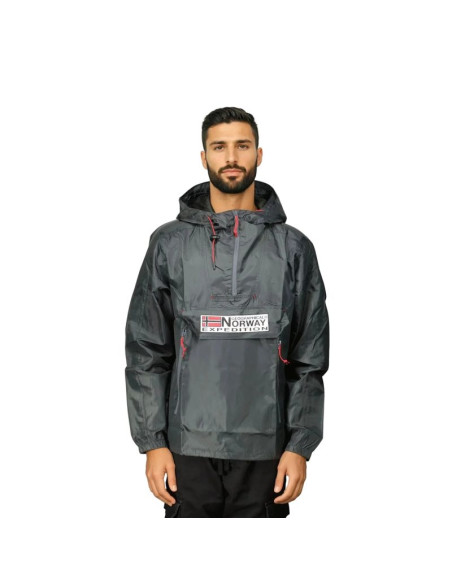 Kurtka wiosenna męska geographical norway choupa dark grey men 244 goz-art dark szara (ww4243h/gn-dark grey)
