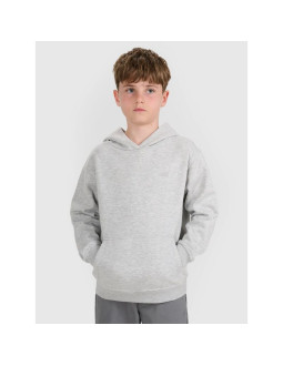 Bluza dresowa nierozpinana z kapturem chłopięca 4f 4fjwmm00tswsm1860-25m