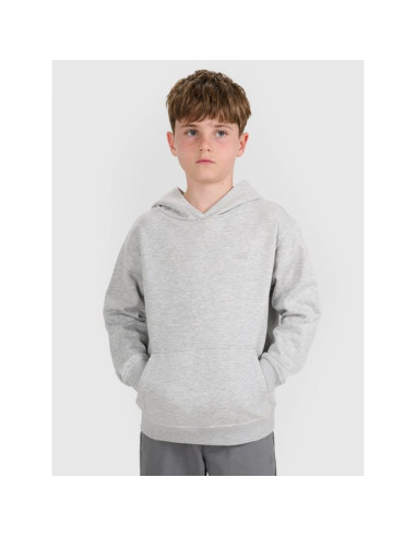Bluza dresowa nierozpinana z kapturem chłopięca 4f 4fjwmm00tswsm1860-25m