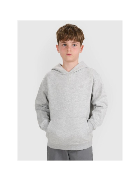 Bluza dresowa nierozpinana z kapturem chłopięca 4f 4fjwmm00tswsm1860-25m