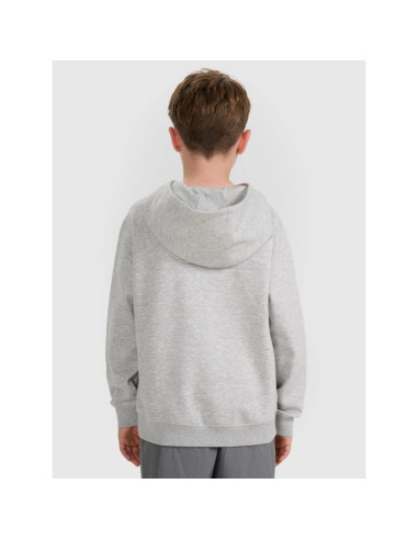 Bluza dresowa nierozpinana z kapturem chłopięca 4f 4fjwmm00tswsm1860-25m