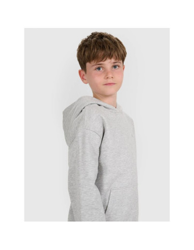 Bluza dresowa nierozpinana z kapturem chłopięca 4f 4fjwmm00tswsm1860-25m