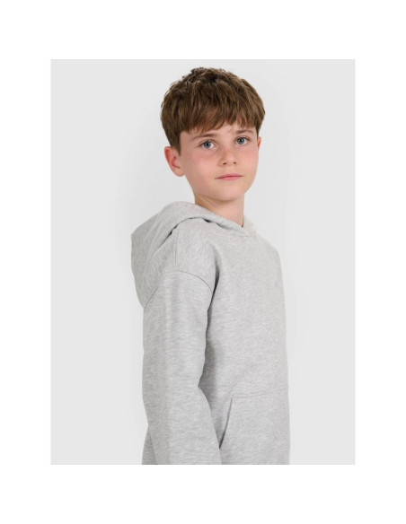 Bluza dresowa nierozpinana z kapturem chłopięca 4f 4fjwmm00tswsm1860-25m