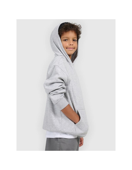 Bluza dresowa nierozpinana z kapturem chłopięca 4f 4fjwmm00tswsm1860-25m