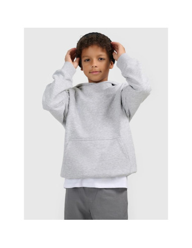 Bluza dresowa nierozpinana z kapturem chłopięca 4f 4fjwmm00tswsm1860-25m