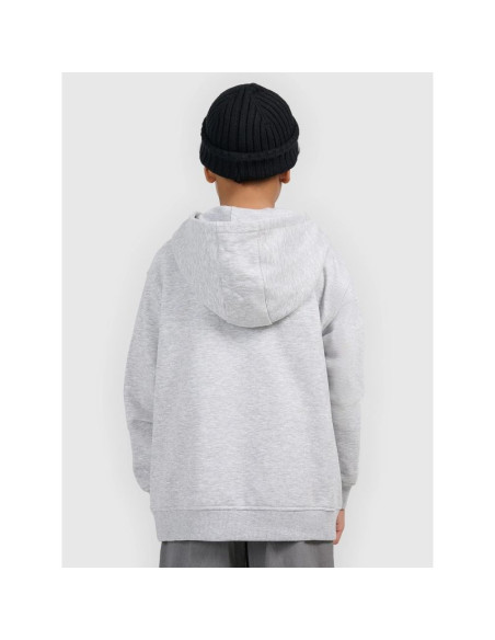 Bluza dresowa nierozpinana z kapturem chłopięca 4f 4fjwmm00tswsm1860-25m