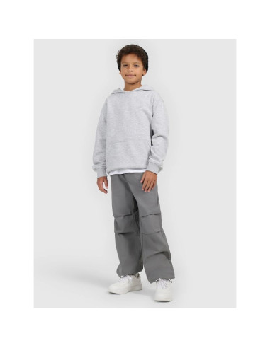 Bluza dresowa nierozpinana z kapturem chłopięca 4f 4fjwmm00tswsm1860-25m
