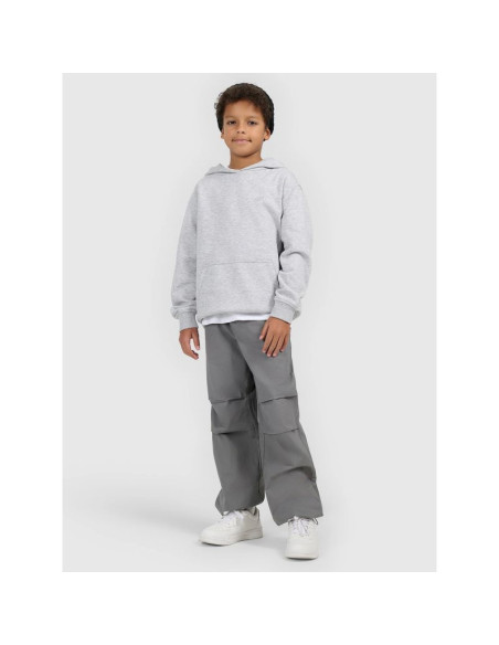 Bluza dresowa nierozpinana z kapturem chłopięca 4f 4fjwmm00tswsm1860-25m