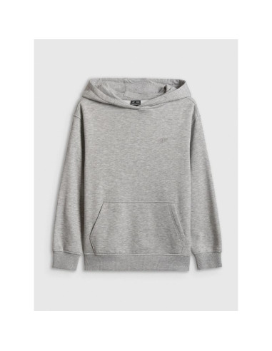 Bluza dresowa nierozpinana z kapturem chłopięca 4f 4fjwmm00tswsm1860-25m