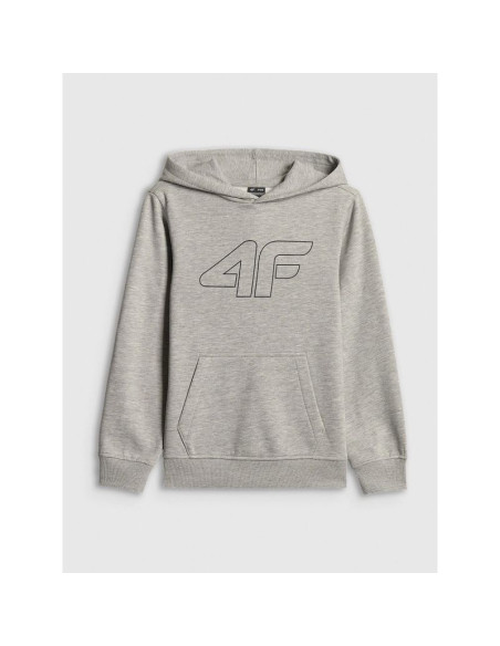Bluza dresowa regular z kapturem chłopięca 4f 4fjrss26tswsm2748-25m