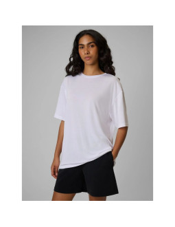 T-shirt loose gładki damski 4f 4frss26ttshf4262-10s