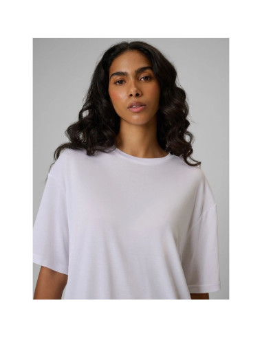 T-shirt loose gładki damski 4f 4frss26ttshf4262-10s