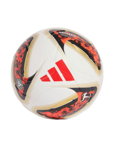 Piłka nożna adidas bundesliga 26/27 torfabrik league j350 biało-pomarańczowo-złota hy5058
