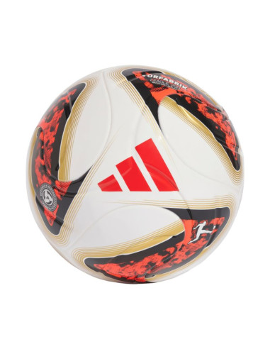 Piłka nożna adidas bundesliga 26/27 torfabrik league j290 biało-pomarańczowo-złota hy5059